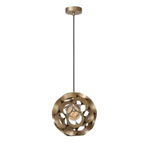 Laagste prijs - Lucide Unieke hanglampHannelore Ø 30cm goud - 10423/30/02