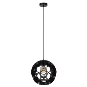 Laagste prijs - Lucide Unieke hanglampHannelore Ø 30cm zwart - 10423/30/30