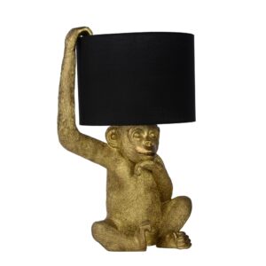 Laagste prijs - Lucide TafellampExtravaganza Chimp aapje zwart met goud - 10502/81/30