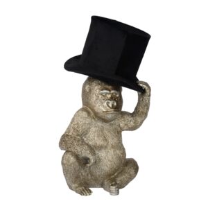 Laagste prijs - Lucide TafellampExtravaganza Gust aapje met zwarte kap - 10503/81/30