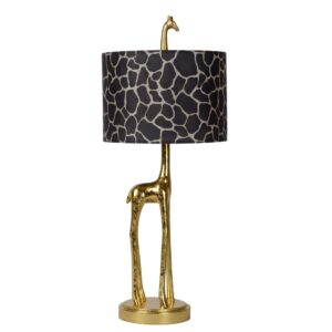 Laagste prijs - Lucide TafellampExtravaganza Miss Tall giraffe goud met zwart - 10506/81/02