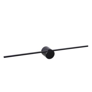 Laagste prijs - Lucide Strakke badkamer wandlampMizar IP44 60cm zwart - 12201/60/30
