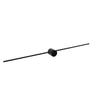 Laagste prijs - Lucide Strakke badkamer wandlampMizar IP44 90cm zwart - 12201/90/30