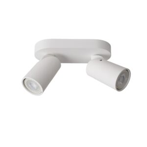 Laagste prijs - Lucide PlafondspotXyrus 2-lichts wit - 23954/11/31