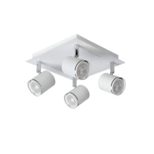 Laagste prijs - Lucide PlafondspotRilou 4-lichts dimbaar wit - 26994/20/31