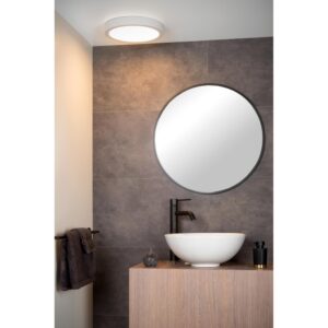 Laagste prijs - Lucide PlafonniereBrice-Led Ø 30cm - IP44 wit - 28116/30/31