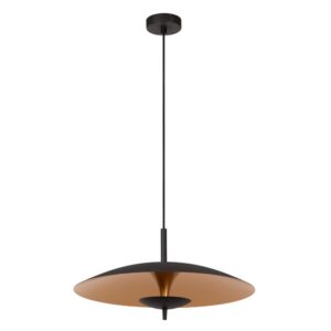 Laagste prijs - Lucide Design hanglampVulcan goud met zwart - 30461/09/30