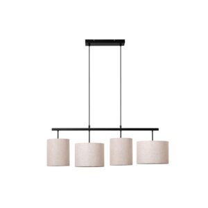 Laagste prijs - Lucide 4-lichts hanglampMaya crème - 45409/04/38