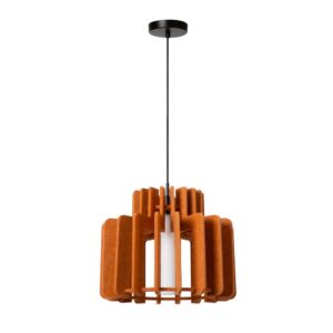 Laagste prijs - Lucide Design hanglampRollo 40cm terracotta - 45491/40/55