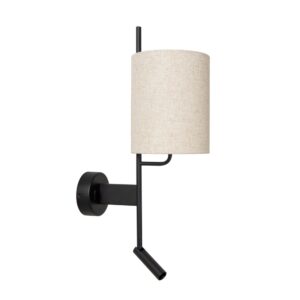 Laagste prijs - Lucide WandlampMagic met extra lampje en USB oplaadpunt - 68211/82/30