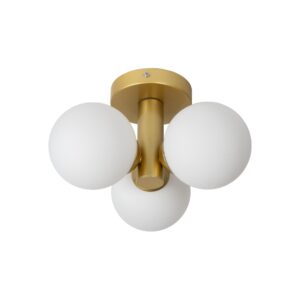 Laagste prijs - Lucide PlafondlampTrudy goud 3-lichts - 74116/03/02