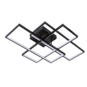 Laagste prijs - Lucide Design plafonniereLokero zwart - 78101/60/30