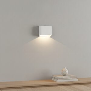 Laagste prijs - Artdelight WandlampDiaz 1L Wit - WL DIAZ-1L WI
