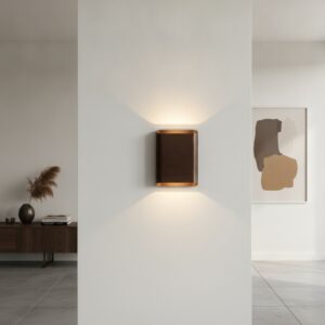 Laagste prijs - Artdelight WandlampDiaz L Brons geborsteld - WL DIAZ-L BG