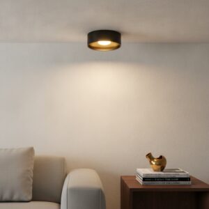 Laagste prijs - Artdelight Led plafondspotOrlando zwart goud - PL ORLANDO ZW-MG