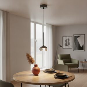 Laagste prijs - Artdelight Design hanglampPhoenix gun metal Ø 11