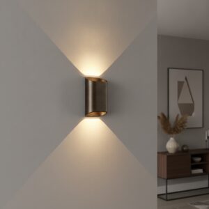 Laagste prijs - Artdelight Design wandlampDiaz-S dim to warm donker antiek bruin - WL DIAZ-S-DTW DAB