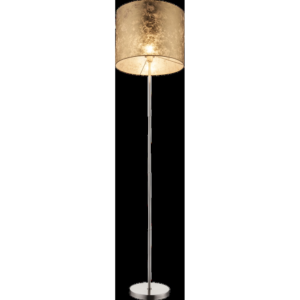 Laagste prijs - Globo VloerlampAmy nikkel met gouden kap - 15187S