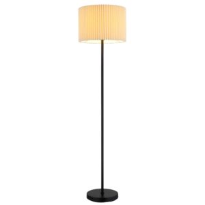 Laagste prijs - Globo VloerlampPage Ø 38cm wit met zwart - 15757S