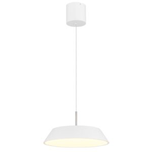 Laagste prijs - Globo Strakke hanglampSilena wit Ø 40cm - 15947W