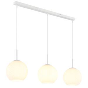 Laagste prijs - Globo 3-lichts hanglampAndre wit - 15948-3