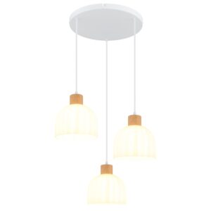 Laagste prijs - Globo 3-lichts hanglampSwanson wit - 15979-3HRW