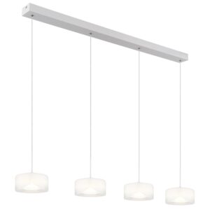 Laagste prijs - Globo Design hanglampBelinda 4-lichts wit - 16024-4W