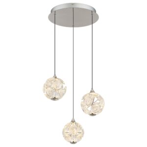 Laagste prijs - Globo 3-lichts hanglampVirina chroom - 16047-3HC