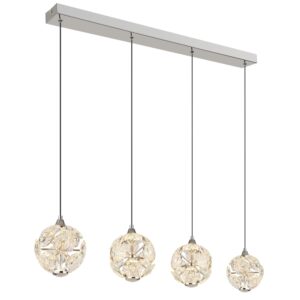 Laagste prijs - Globo 4-lichts hanglampVirina chroom - 16047-4HC
