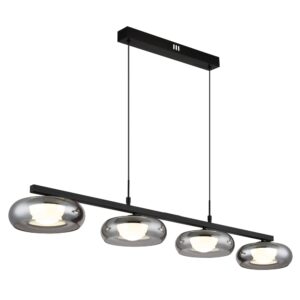 Laagste prijs - Globo Design hanglampCarlene 4-lichts zwart - 16700-4H