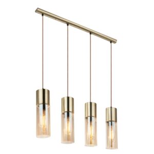 Laagste prijs - Globo 4-lichts hanglampAnnika goud design - 21000-4HM