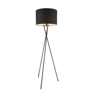 Laagste prijs - Globo Tripod vloerlampGustav zwart - 24686