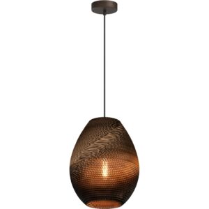 Laagste prijs - Masterlight 1-lichts hanglampCarta Pineapple Think-paper cacao Ø 29cm - 2560-15-29