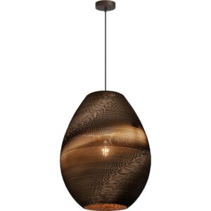 Laagste prijs - Masterlight 1-lichts hanglampCarta Pineapple Think-paper cacao Ø 49cm - 2560-15-49
