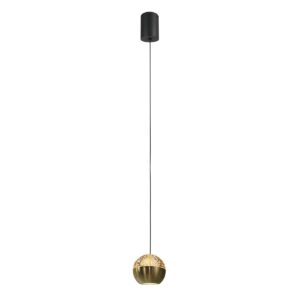 Laagste prijs - Steinhauer Led pendelBelluno messing met glas - 4587ME
