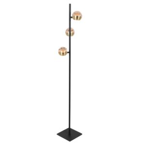 Laagste prijs - Steinhauer Led vloerlampBelluno 3-lichts messing - glas - 4590ME