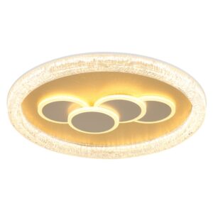 Laagste prijs - Globo PlafonniereLoraine met uniek effect rond - 48476-40R