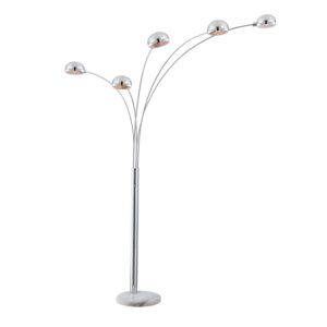 Laagste prijs - Globo VloerlampSeymour chroom - 58228S