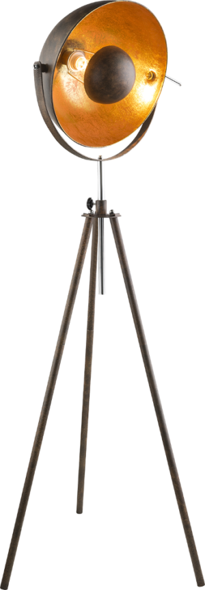 Laagste prijs - Globo Tripod vloerlampXirena I roest bruin - 58307