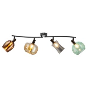 Laagste prijs - Globo PlafondlampTelesto gekleurd glas - 60170408