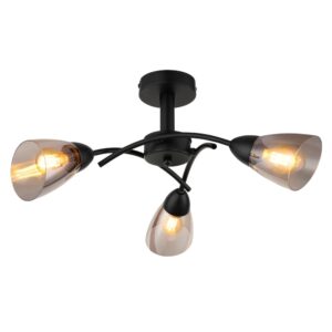Laagste prijs - Globo Zwarte plafondlampPaula design - 61800308