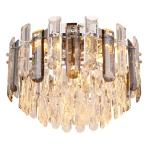 Laagste prijs - Globo PlafondlampOrgina chroom met kristal Ø 39cm - 63109D