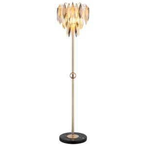 Laagste prijs - Globo VloerlampElinor goud - 64136S