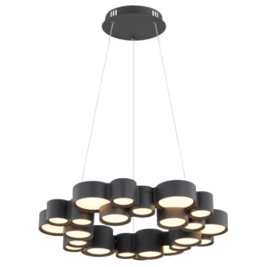 Laagste prijs - Globo Design hanglampDarla zwart - 66001-45