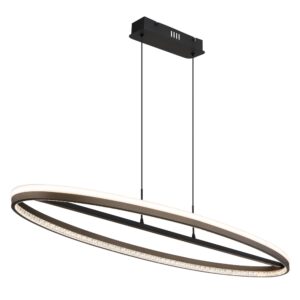 Laagste prijs - Globo Design hanglampDella ovaal zwart - 67179H1