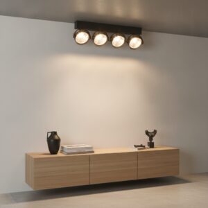 Laagste prijs - Artdelight 12 volt opbouwspotDutchess 4-lichts