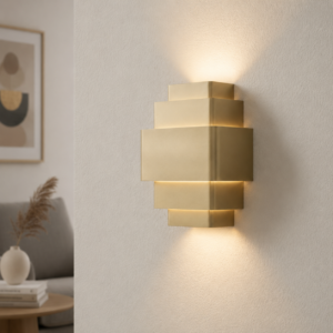 Laagste prijs - Artdelight Design wandlampLayes champagne - WL LAYERS CP