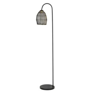 Laagste prijs - Light & Living VloerlampMeya zwart - 1859712