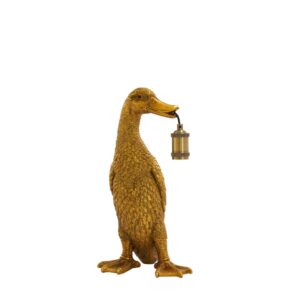 Laagste prijs - Light & Living TafellampDuck eend brons 48