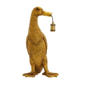 Laagste prijs - Light & Living TafellampDuck eend brons 65cm - 1879918